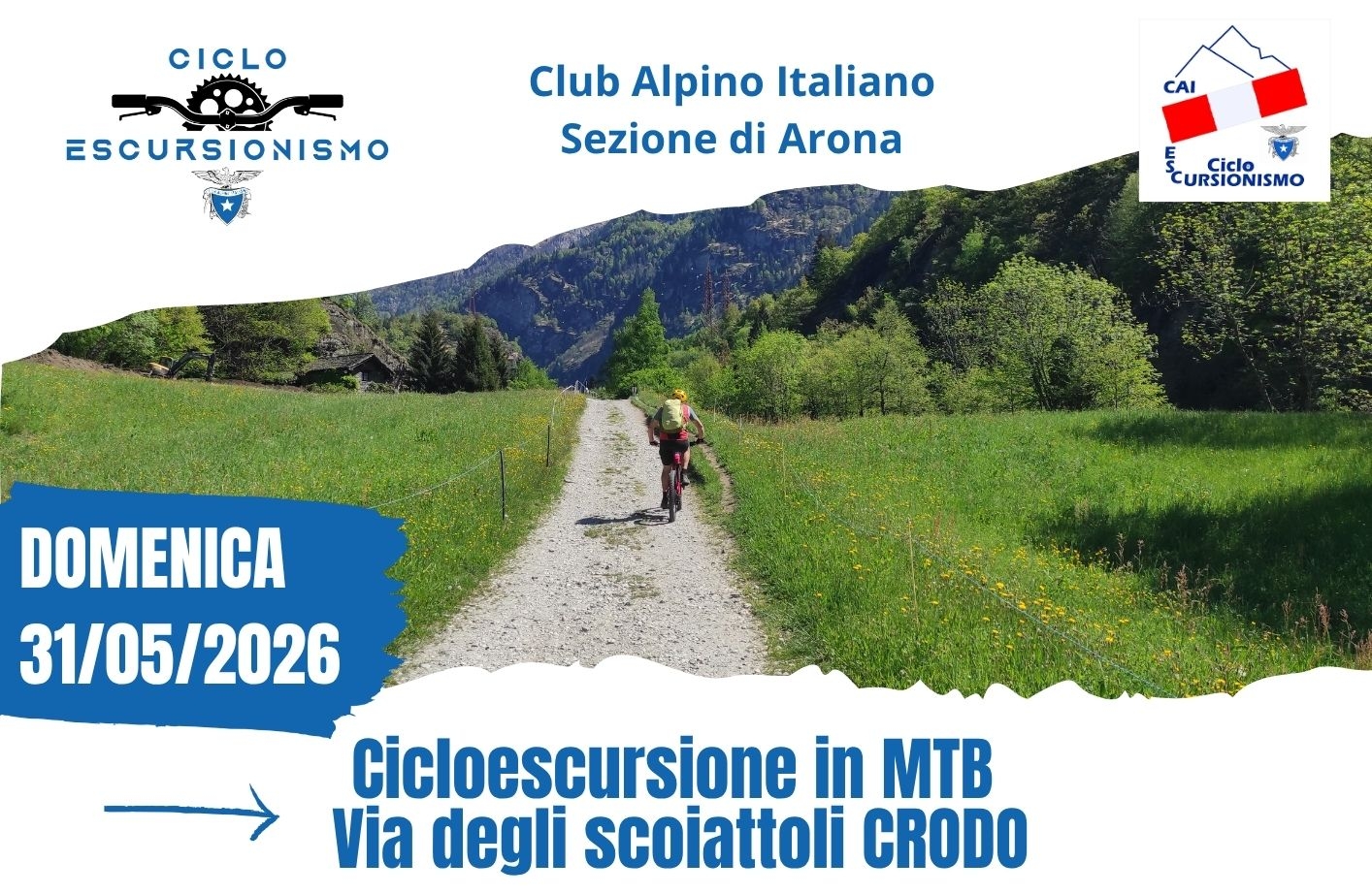 Ciclo escursione Veia di squetar