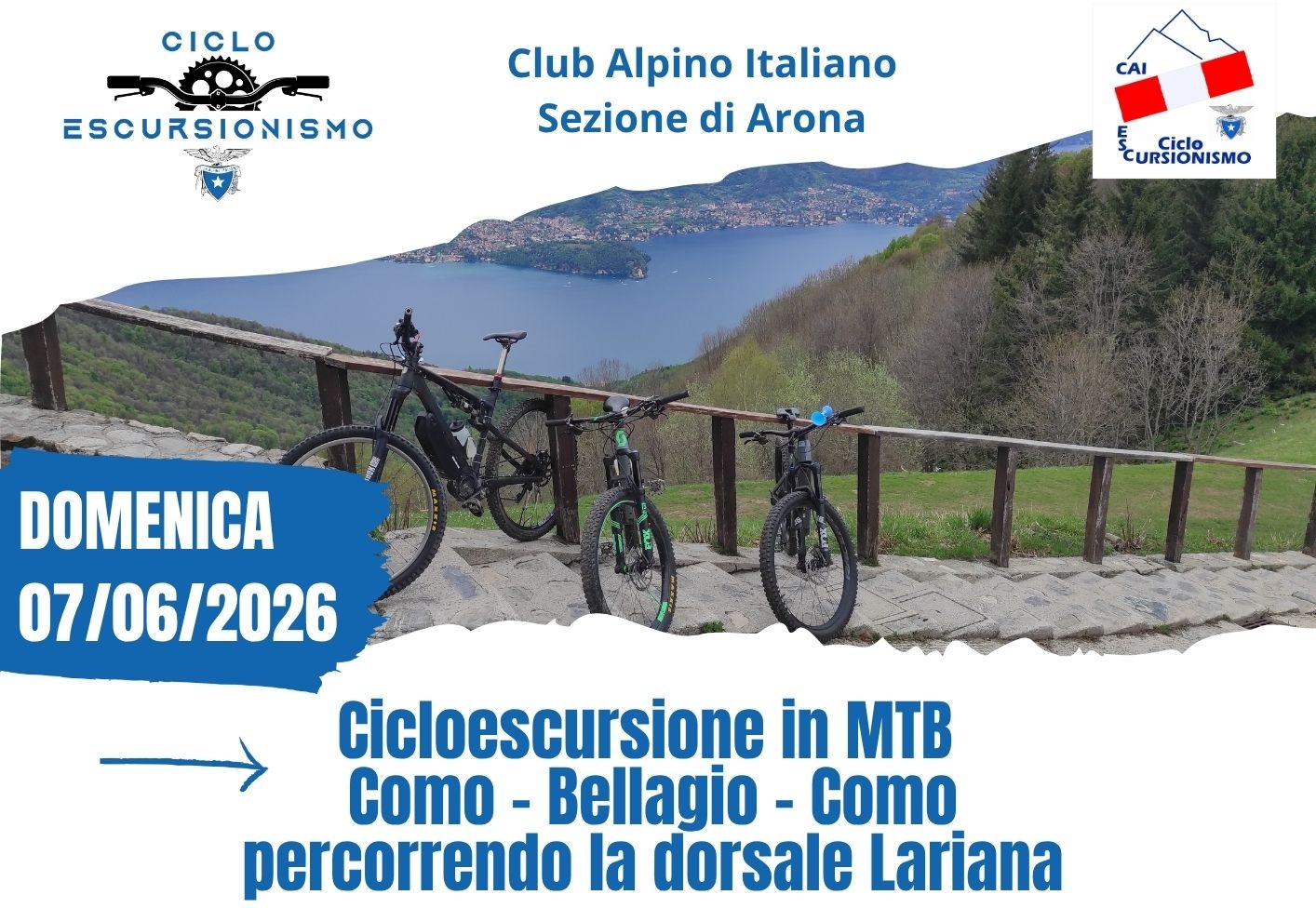 Ciclo escursione “Triangolo lariano”