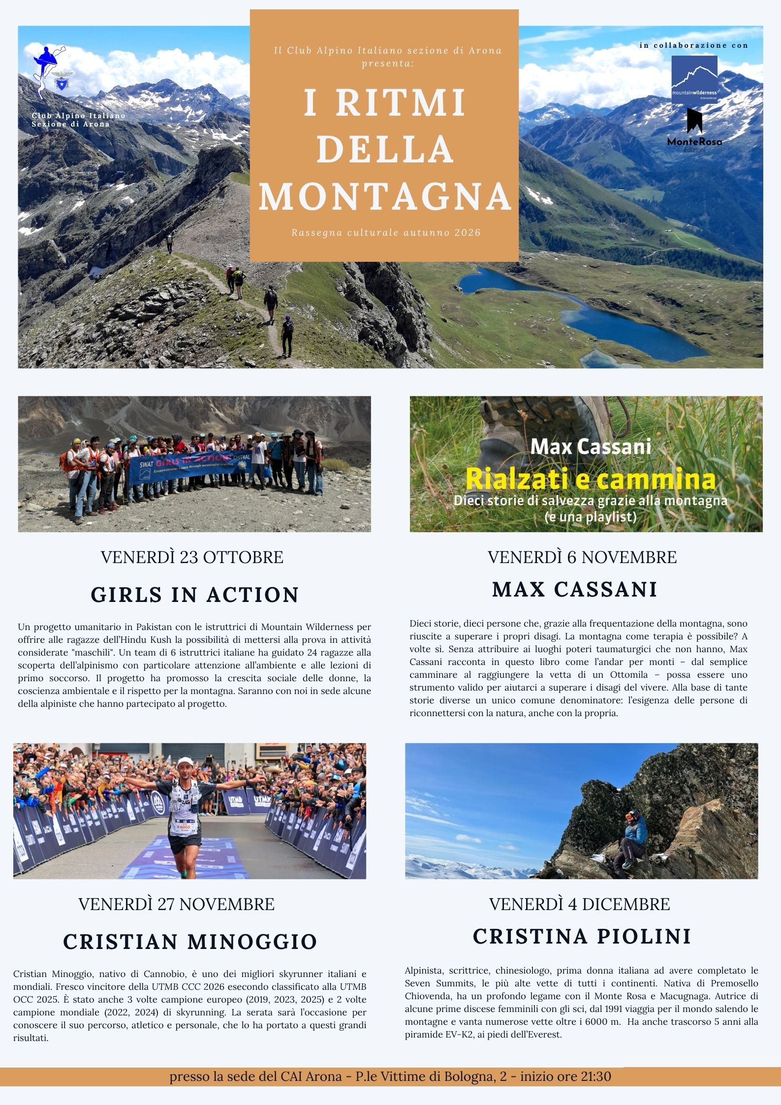 I ritmi della montagna